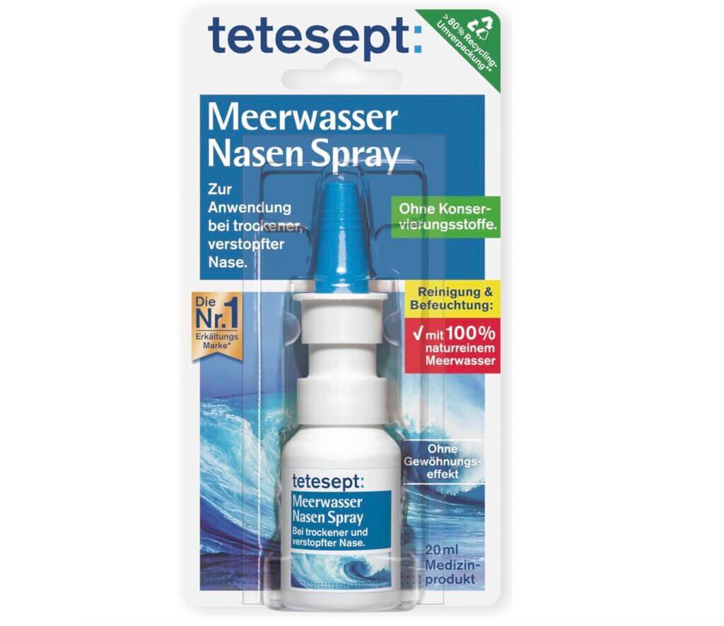 tetesept Meerwasser Nasen Spray – 22% Rabatt