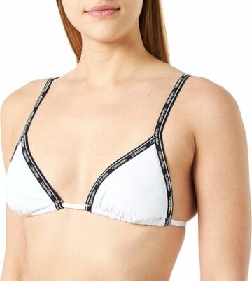 Calvin Klein Damen Triangel-BH in weiss