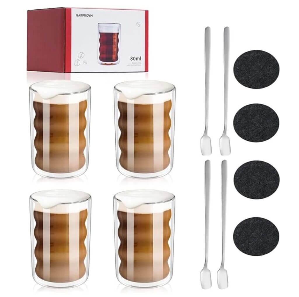 GARPROVM Latte Macchiato Gläser – 50% Rabatt