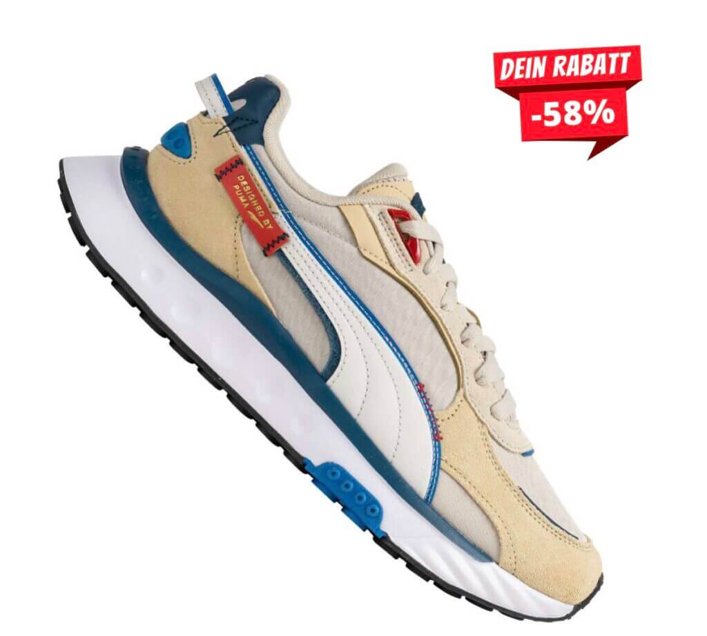 PUMA Wild Rider Displaced Herren Sneaker – 58% Rabatt