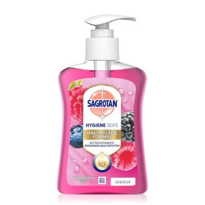 Sagrotan Handseife Brombeere Hygiene Seife 