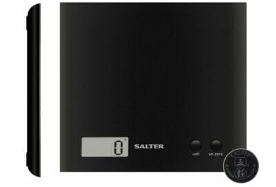 Salter Digitale Küchenwaage mit Null-Tara Funktion schwarz