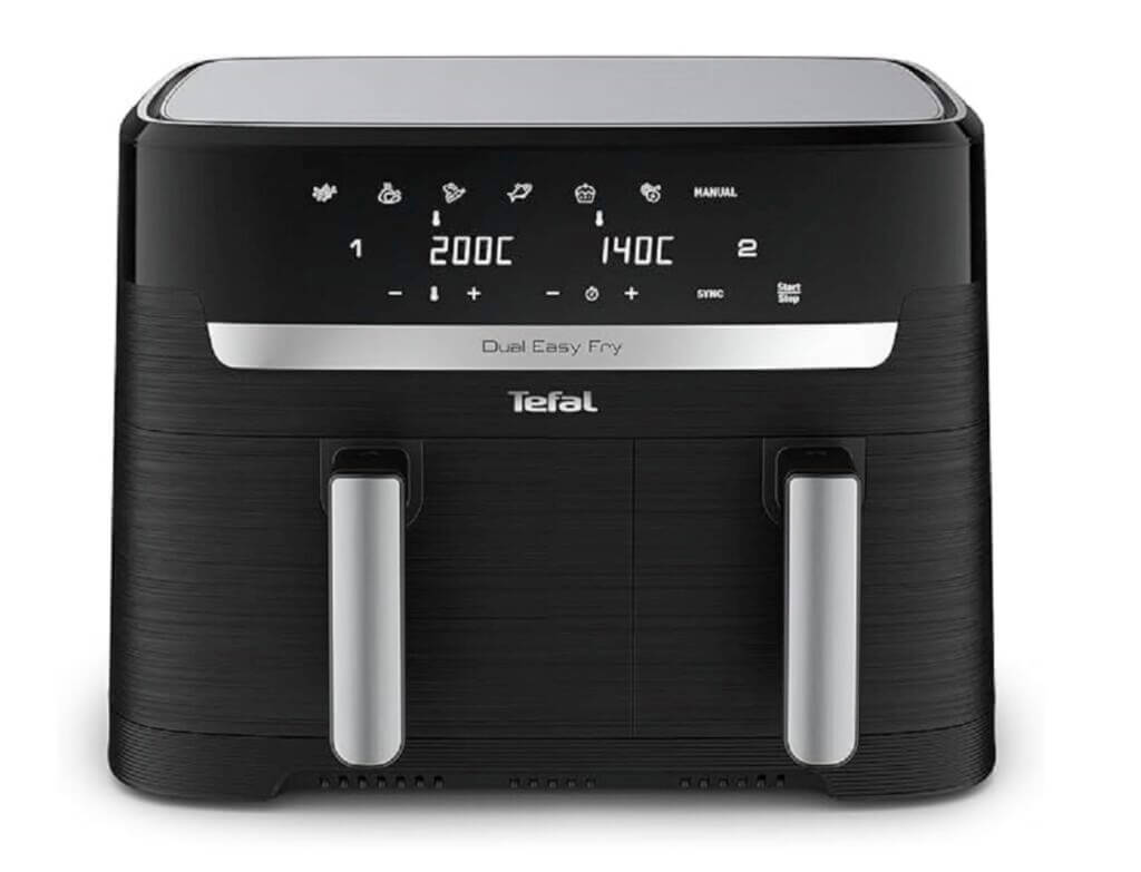Tefal EY9018 Dual Easy Fry Heißluftfritteuse – 35% Rabatt