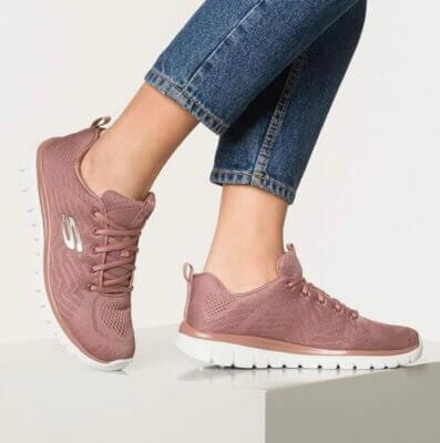 Skechers Damen Sneakers in Mauve
