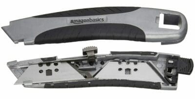 Amazon Basics Teppichmesser im Querschnitt