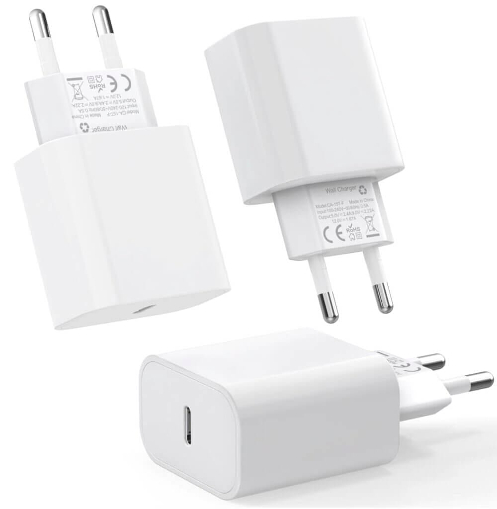 3er Pack USB-C Ladegerät – 50% Rabatt