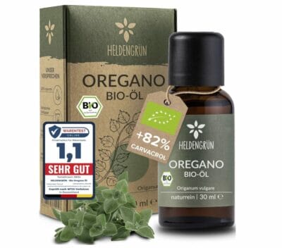 Natürliches Bio-Oregano Öl, schonend gewonnen und zertifiziert, mediterranes Aroma mit gesundem Extra!