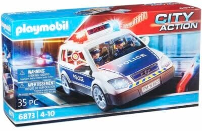 PLAYMOBIL Polizei-Einsatzwagen: 35-teiliges Set mit Licht, Sound und Zubehör. Perfekt für kleine Polizisten!