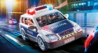 Licht, Sound und Action! Der PLAYMOBIL Polizei-Einsatzwagen – kreativer Spielspaß für Kinder ab 4 Jahren.