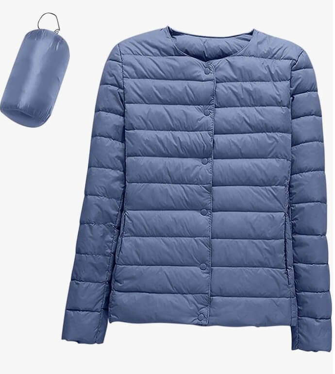 Leichte packbare Daunenjacke – 30% Rabatt