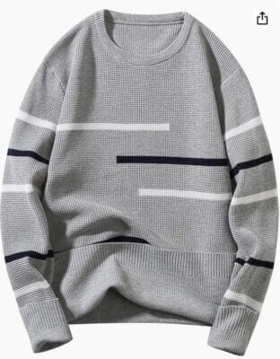 Herren Feinstrickpullover: Klassischer Rundhals, zeitloser Stil, perfekt für Alltag und geschäftliche Anlässe.
