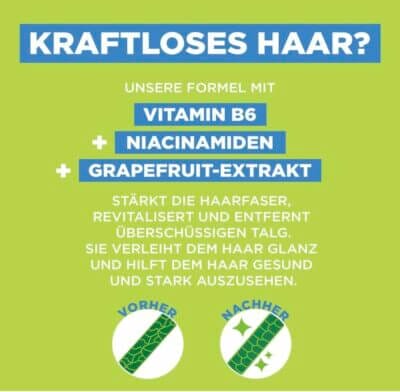 Garnier Fructis Kraft und Glanz gegen kraftloses Haar