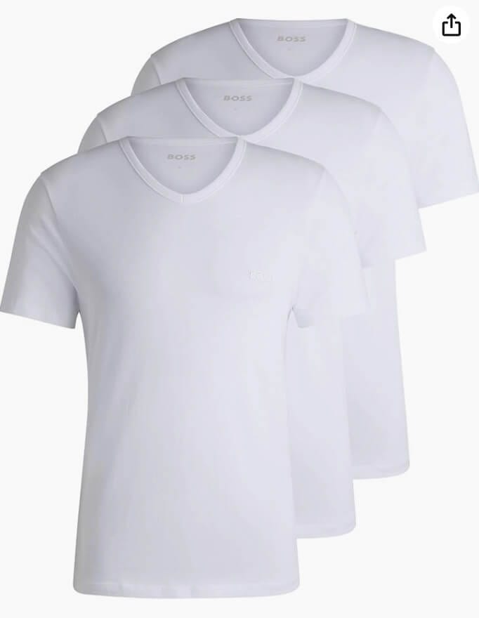 HUGO BOSS Herren T-Shirt 3er Pack – 36% Rabatt