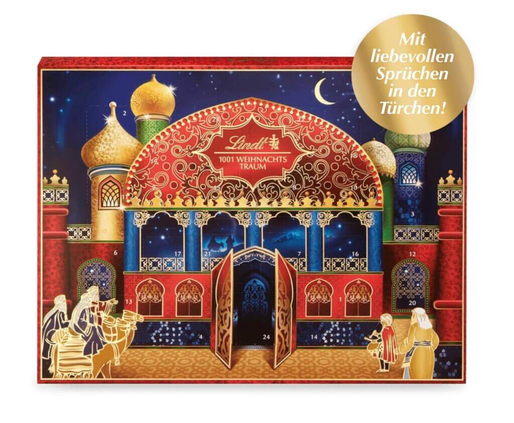 Lindt Schokolade 1001 Adventskalender 2024 – 27% Rabatt