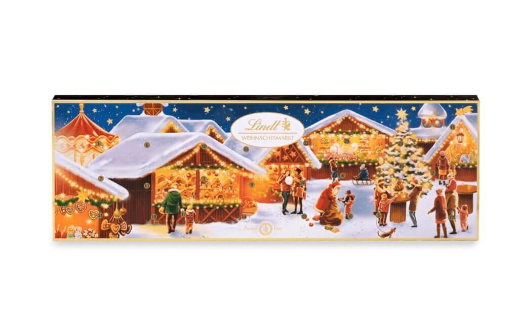 Lindt Schokolade Weihnachtsmarkt Adventskalender 2024 – 27% Rabatt