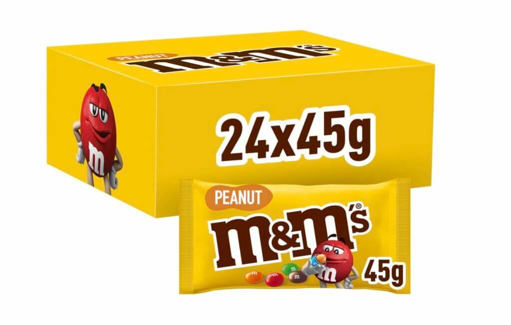 M&M’S Peanut Großpackung (24 x 45 g) – 37% Rabatt