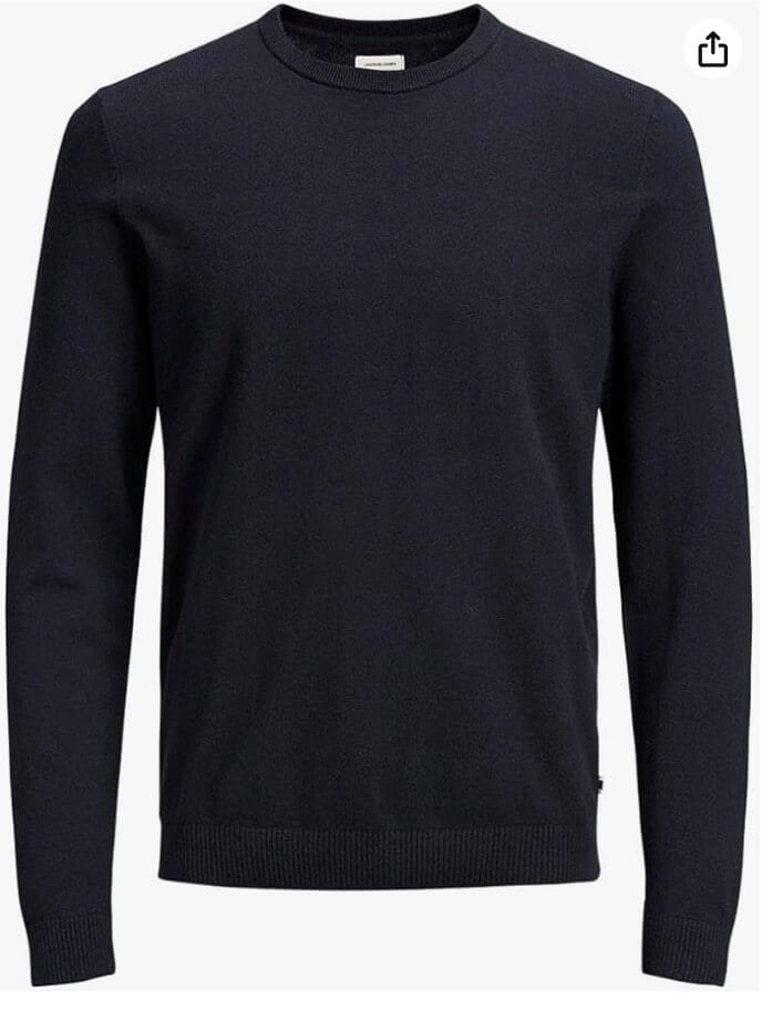 JACK & JONES Herren Strickpullover Navy Blazer – 36% Rabatt