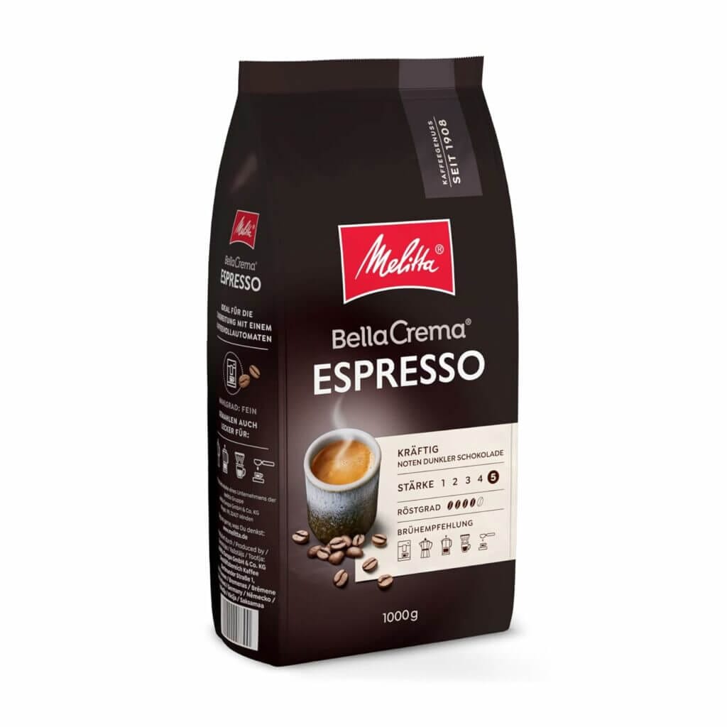 Melitta BellaCrema Espresso ganze Bohnen – 40% Rabatt