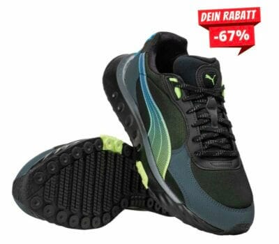 PUMA Wild Rider Herren Sneaker in schwarz