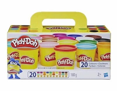 Play-Doh 20er Set: Vielfältige Farben, recycelbar, perfekt für Kinder ab 2 Jahren.