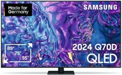 Samsung QLED 4K Q70D Fernseher in 75 Zoll