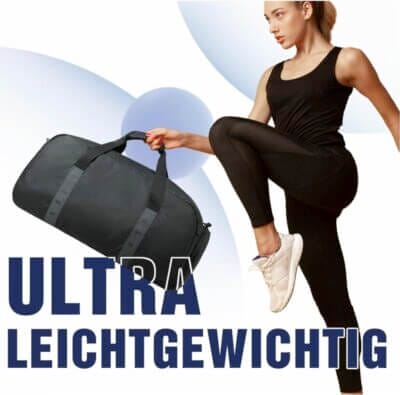 Tolaccea Sporttasche: 42L, Schuh- und Nassfach, wasserabweisend, leicht, ideal für Fitness und Reisen.