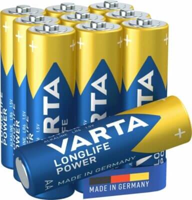 VARTA Batterien AA, 10 Stück, Longlife Power