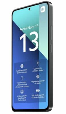 Xiaomi Redmi Note 13 Smartphone Display