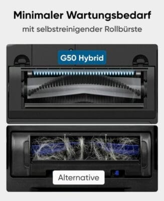 eufy G50 Hybrid Saugroboter Reinigungsbürste