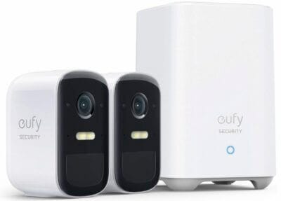 Smarte Sicherheit mit eufyCam 2C Pro: 2K Auflösung, HomeKit kompatibel, 180 Tage Akkulaufzeit.