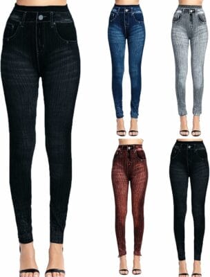 leggings in jeans optik