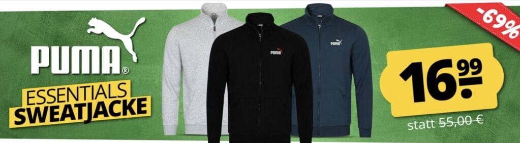 Puma Essentials Sweatjacken Sale