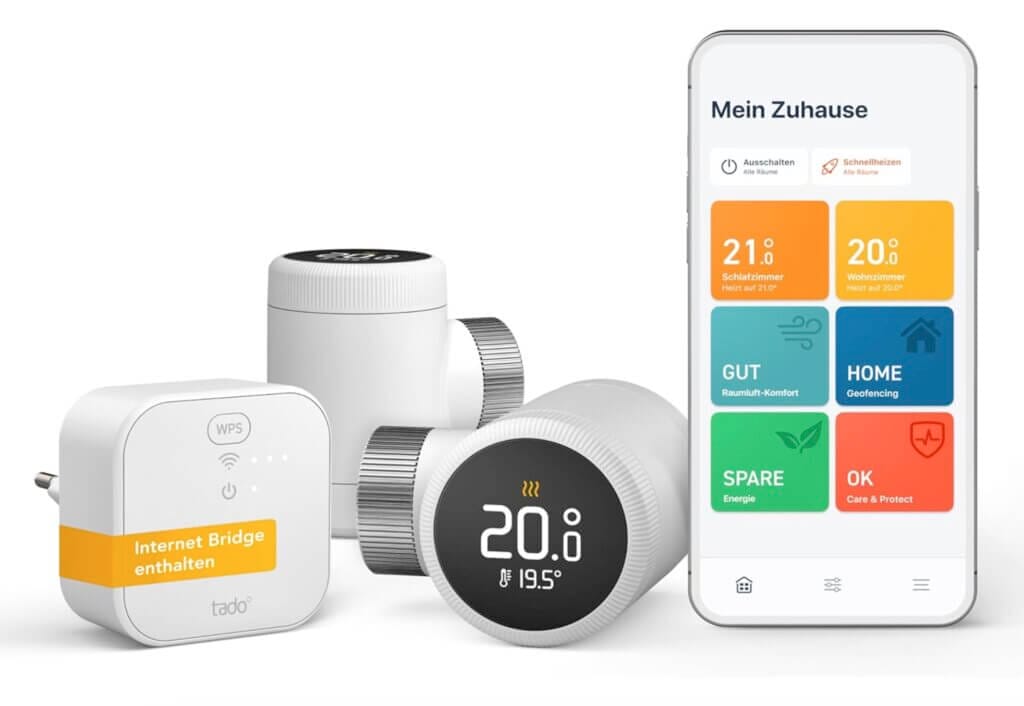 tado° Smartes Heizkörperthermostat X Starter Kit – 60% Rabatt