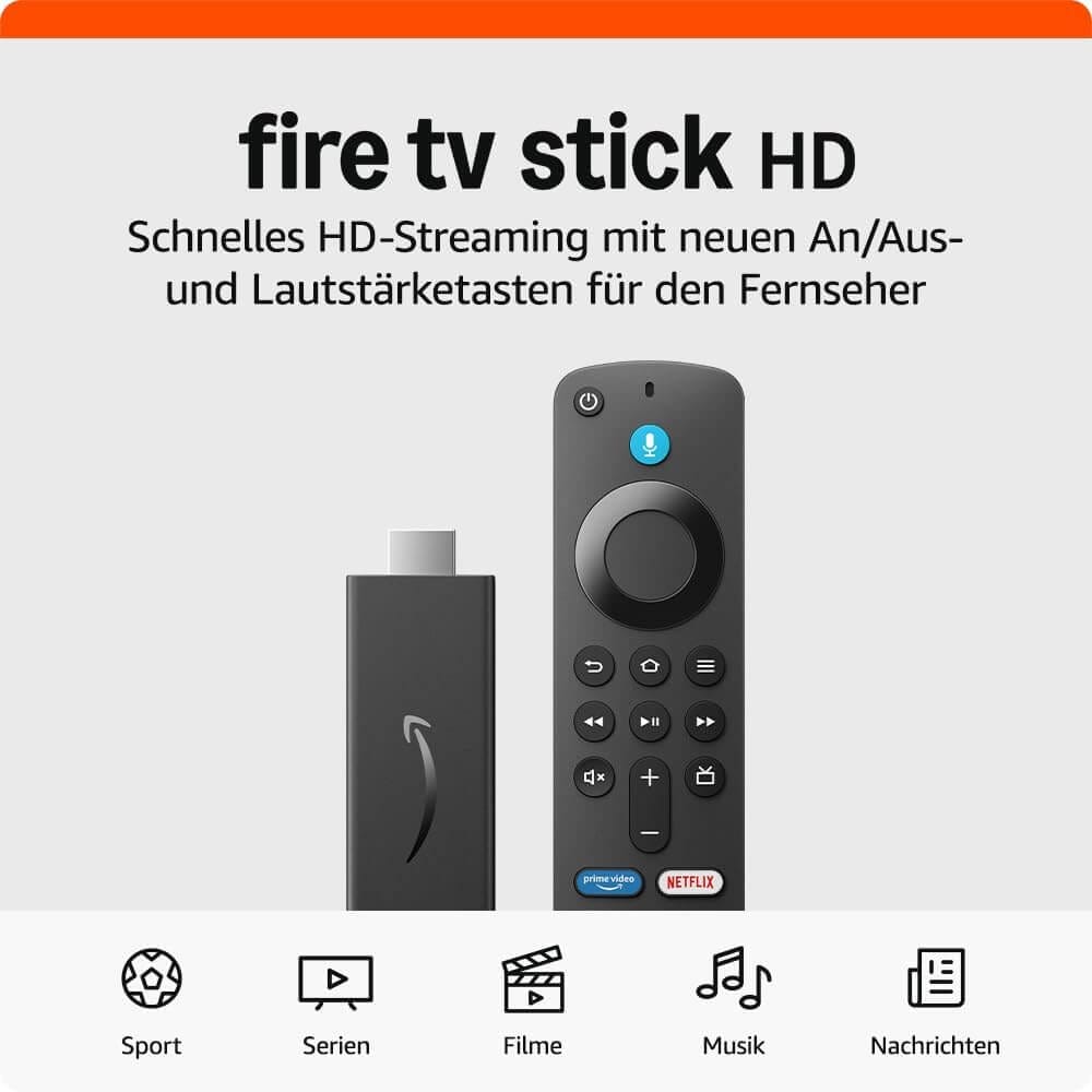 Amazon Fire TV Stick HD neueste Version – 42% Rabatt