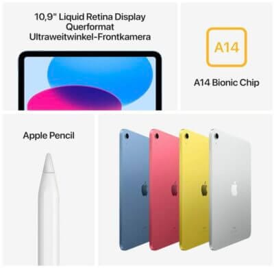 Apple iPad (10. Generation) Detailansicht