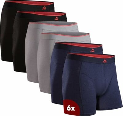 DANISH ENDURANCE 6er Pack Bambus Boxershorts