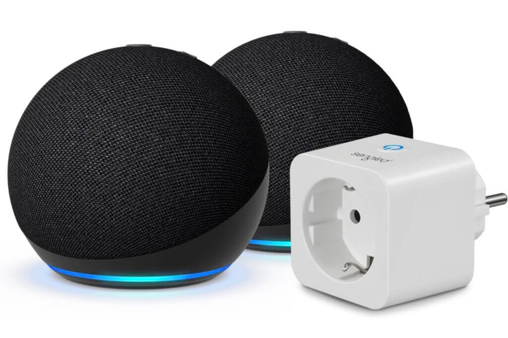 Echo Dot (5. Generation) 2er Pack + Sengled Smart Plug – 63% Rabatt