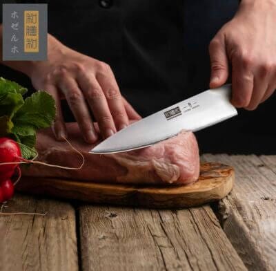 HOSHANHO japanisches Kochmesser - 44% Rabatt 6 HOSHANHO Profi Kochmesser aus japanischem AUS-10 Stahl, 58±2 HRC, ergonomischer Griff, matte Klinge.