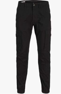 JACK & JONES Herrenhose: Perfekter Tragekomfort, Stretchanteil, praktische Cargo-Taschen, modischer Used-Look.