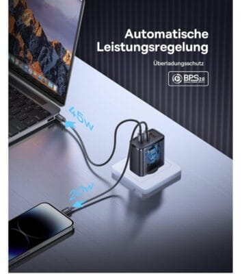 Ladegerät Leistungsregelung