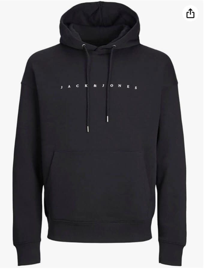 JACK & JONES Kapuzenpullover Black – 30% Rabatt