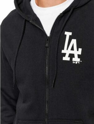 New Era Herren Zip-Hoodie MLB Essentials FZ Hoody Nahaufnahme