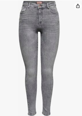 Stilvoll und komfortabel: ONLY Skinny Jeans, ideal für jede Gelegenheit, in trendigem Grau.