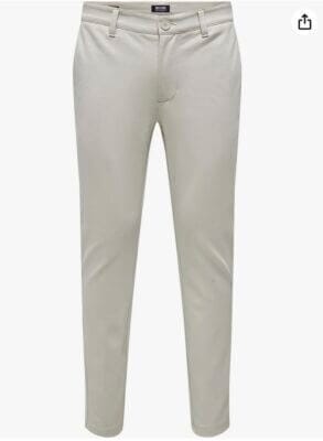 Vielseitige ONSMARK Slim Fit Chino Hose von ONLY & SONS, ideal für Büro oder Freizeit.