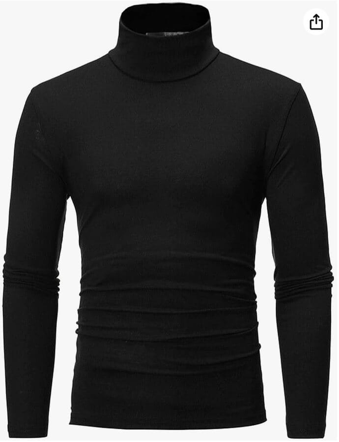 Slim Fit Rollkragenpullover Herren – 50% Rabatt