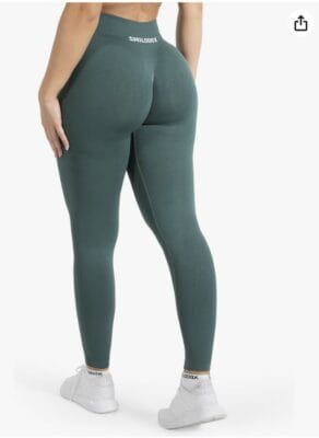 Stilvolle SMILODOX Leggings mit Booty Scrunch: High Waist, nahtloses Design, für Training und Freizeit.