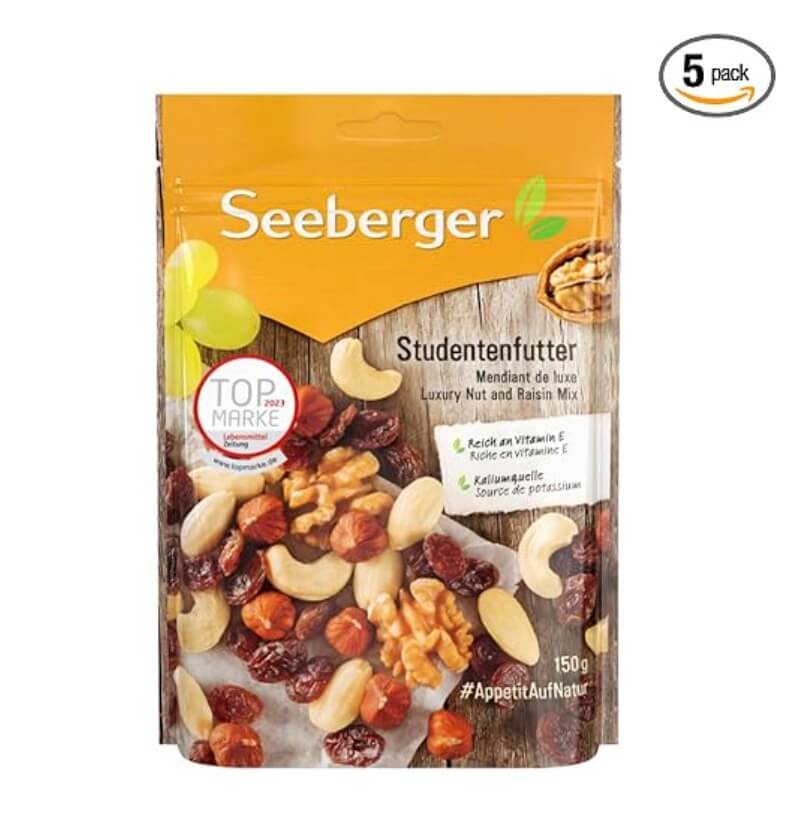 Seeberger Studentenfutter 5er Pack – 43% Rabatt