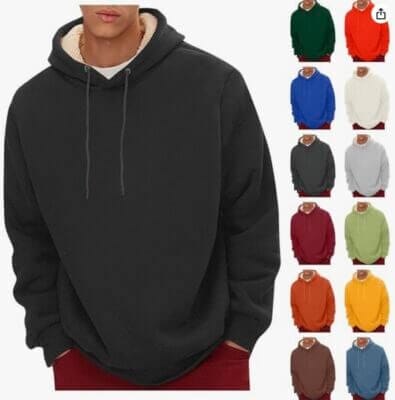 Yunshenla Hoodie für Herren: Stil trifft Komfort, in Größen M bis 5XL, perfekt für den Winter.