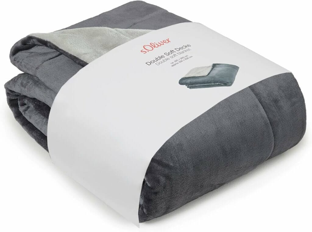 Black Friday Deal: s.Oliver Doublesoft Kuscheldecke – 50 % Rabatt