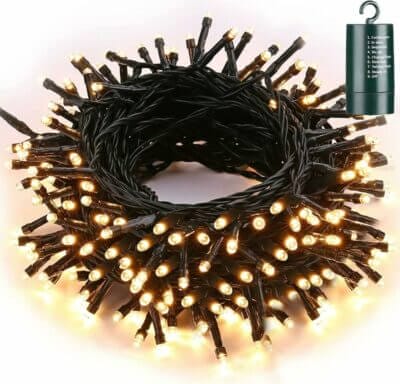 Lichterkette mit 100 LED in Warm weiß 